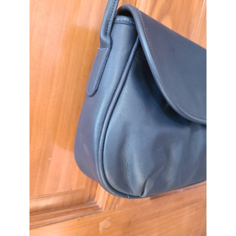 Coach Navy Leather Crossbody Bag - Picture 7 of 11